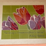 Tulip Tile Mural
