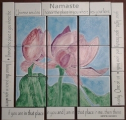Namaste Tile Mural