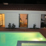 Santa Monica Spanish Home- Night View -Pool and Jacuzzi