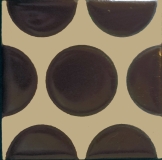 Dots - Brown 6x6 Modern Tile