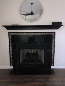 Rope A Fire Place Trim - Deco Tile For Surround
