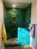 Green Subway Field Tile - view
