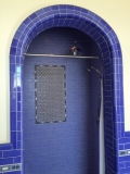 Bathroom Tiles - Blue with Deco Liner