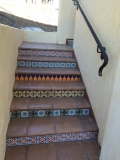 Spanish Tile Stair Risers