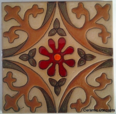 Malibu Tiles Spanish Craftsman, Spanish Hand Painted Tiles