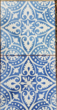 Dantel Blue 6x6 Modern Tile