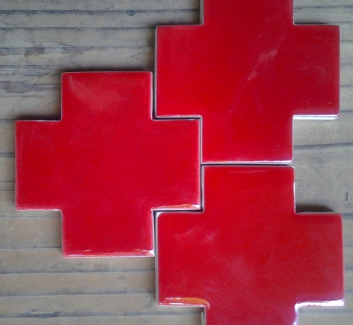 Cross Field Tiles 6x6 Modern Tile