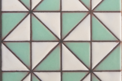 Pinwheel-green 6x6 Modern Tile