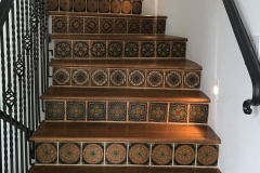 Custom Stair Risers - 4 Deco Tile Patterns