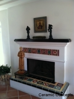 Fireplace Surround - Deco Tiles Mix and Match