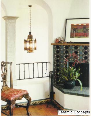 Fireplace Tile Custom Deco