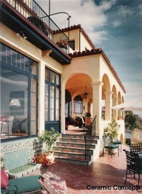 Stair Riser for Spanish Homes