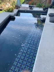 Donna's Modern Custom Pool Tiles - Full View