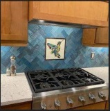Humming-bird-mural-kitchen-backsplash